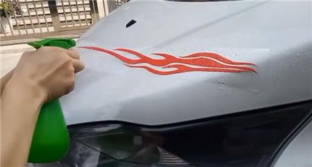 車貼的安裝方法、流程及注意事項(xiàng)的濕貼法