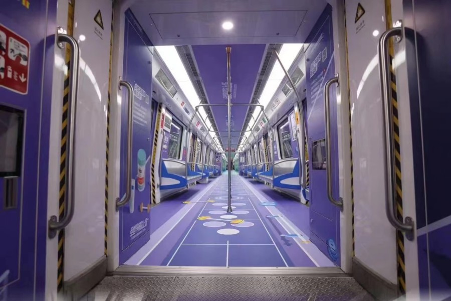 地鐵車貼怎么玩？來看看杭州亞運(yùn)會(huì)花樣玩法